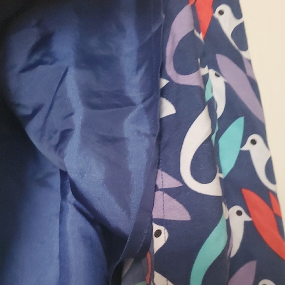 Colorful Bird Print Skirt - Picture 2 of 4